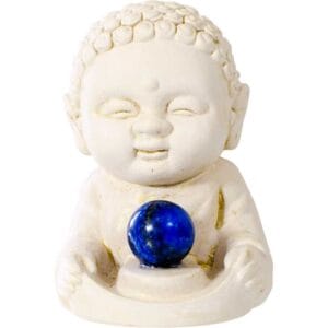 Healing Earth Gypsum Buddha 2.5"