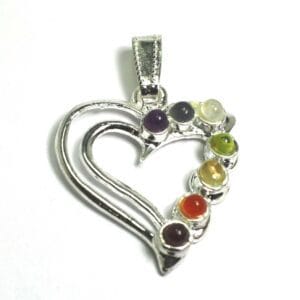 Heart Chakra Metal Pendant